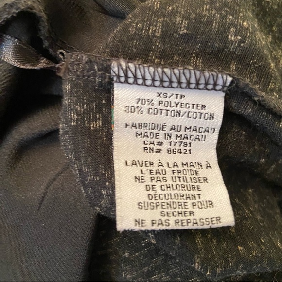 Industry women’s  heather black short sleeved mini dress in size x-small - Picture 8 of 9